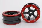 Metsafil CRAWLER Felgen Beadlock Wheels PT-Safari Schwarz/Rot 1.9 (2 St.)  / MT0010BR