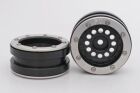 Metsafil CRAWLER Felgen Beadlock Wheels PT-Bullet Schwarz/Silber 1.9 (2 St.)  / MT0020BS