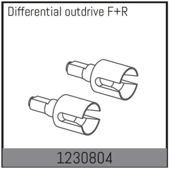 ABSIMA Differentialausgänge vorne/hinten / 1230804