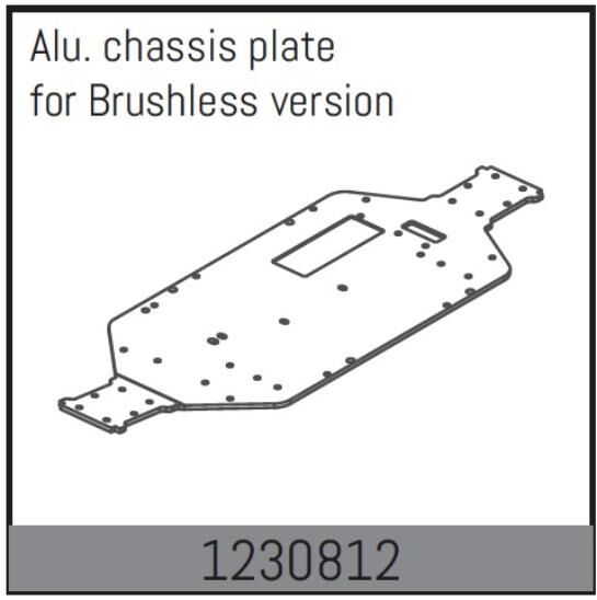 ABSIMA Aluminium Chassis Platte / 1230812