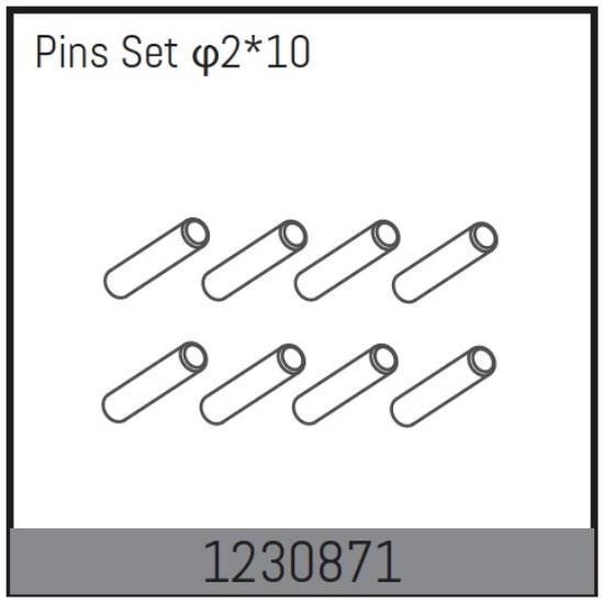 ABSIMA 2*10 Pin Set (10 St.) / 1230871