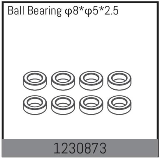 ABSIMA Kugellager 8*5*2.5 (10 St.) / 1230873