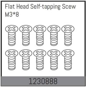 ABSIMA M3*8 Senkkopf-Schrauben selbstschneidend (10 St.)...