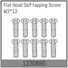 ABSIMA M3*12 Senkkopf-Schrauben selbstschneidend (10 St.) / 1230890