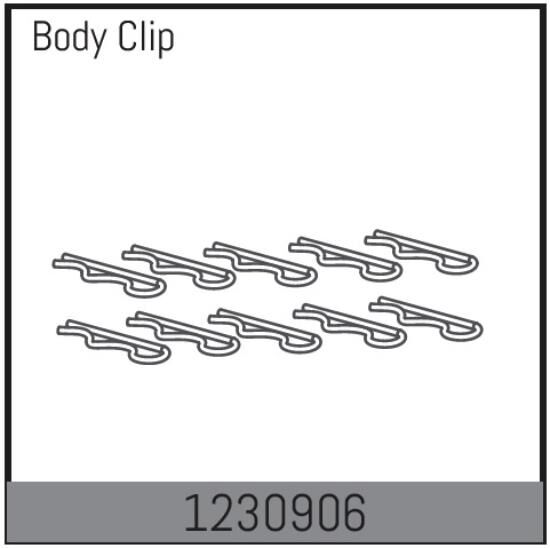 ABSIMA Karosseriesplinte (10 St.) / 1230906