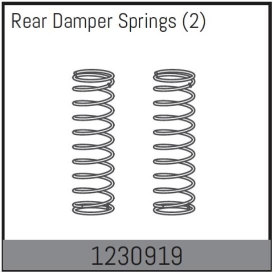 ABSIMA Dämpferfeder hinten (2 St.) / 1230919