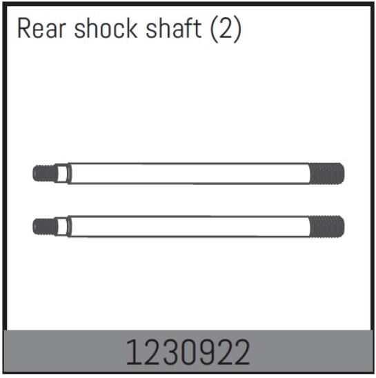 ABSIMA Dämpferschaft hinten (2 St.) / 1230922