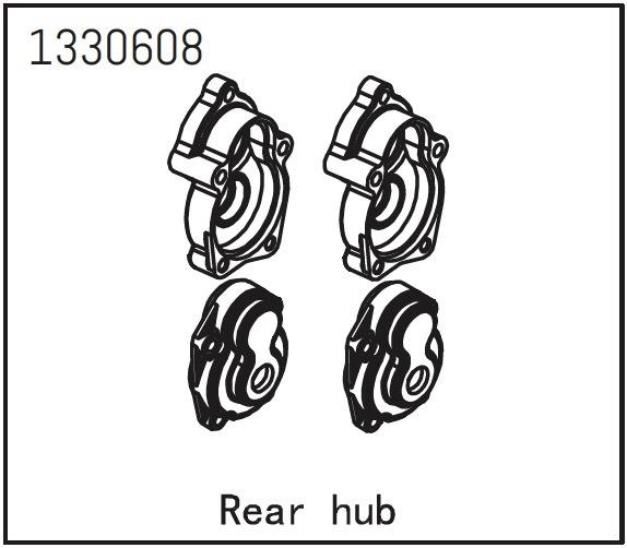 ABSIMA Hinterradnabe L/R - Yucatan / 1330608