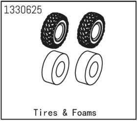 ABSIMA Reifen & Schaumstoffeinlage (2 St.) - Yucatan...