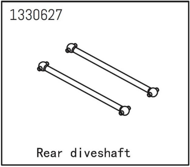ABSIMA Gelenkwelle hinten (2 St.) - Yucatan / 1330627