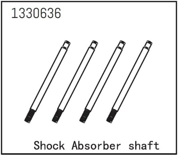 ABSIMA Stoßdämpferwelle (4 St.) - Yucatan / 1330636