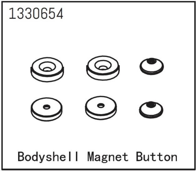 ABSIMA Karosserie-Magnetset - Yucatan / 1330654