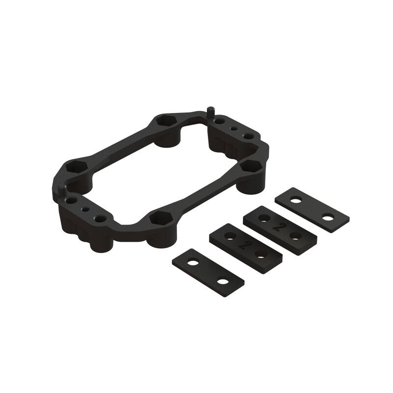 ARRMA Ersatzteil Aluminum Servo Mount Plastic Holder Set / ARA320650