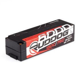 RUDDOG Racing 6000mAh 150C/75C 14.8V LCG 1/8 Pack LiPo Akku / RP-0466