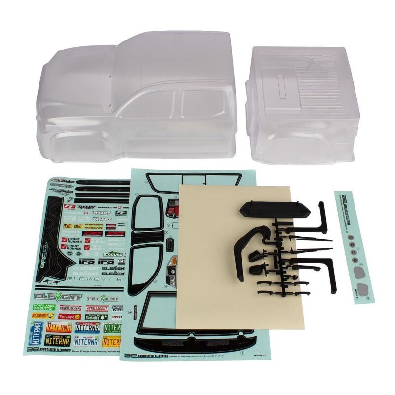 Element RC Knightrunner Body Set, clear / AE42166