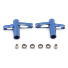 Team Associated FT Steering Bellcranks, aluminum / AE25627