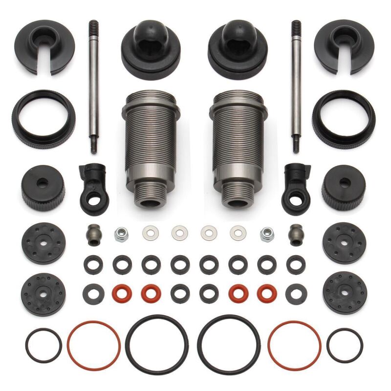 Team Associated FT 16x25 mm Threaded Shock Kit, aluminum, for two shocks / AE7262