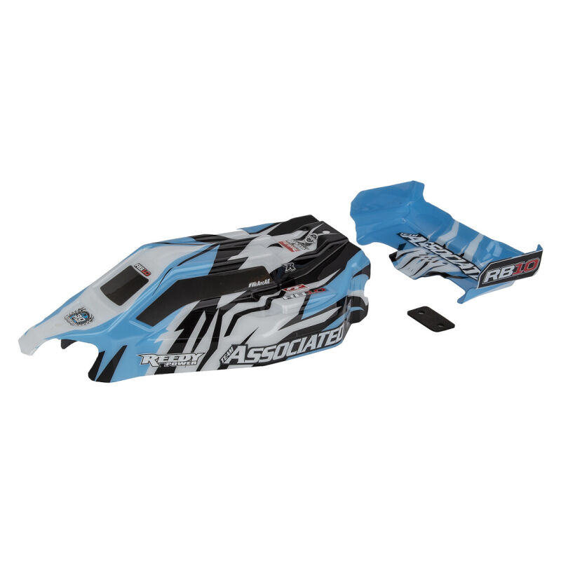 Team Associated RB10 RTR Body and Wing, blue / AE72017