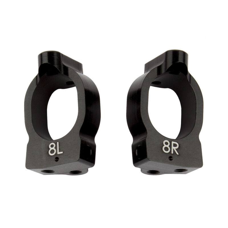 Team Associated RC10B74 FT Caster Blocks, 8 deg. / AE92175