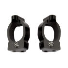 Team Associated RC10B74 FT Caster Blocks, 8 deg. / AE92175