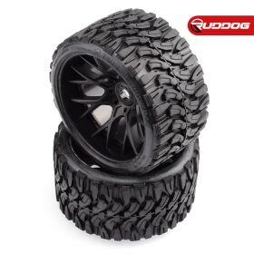 Sweep Terrain Crusher Offroad Beltedtire Black wheels 1/2...