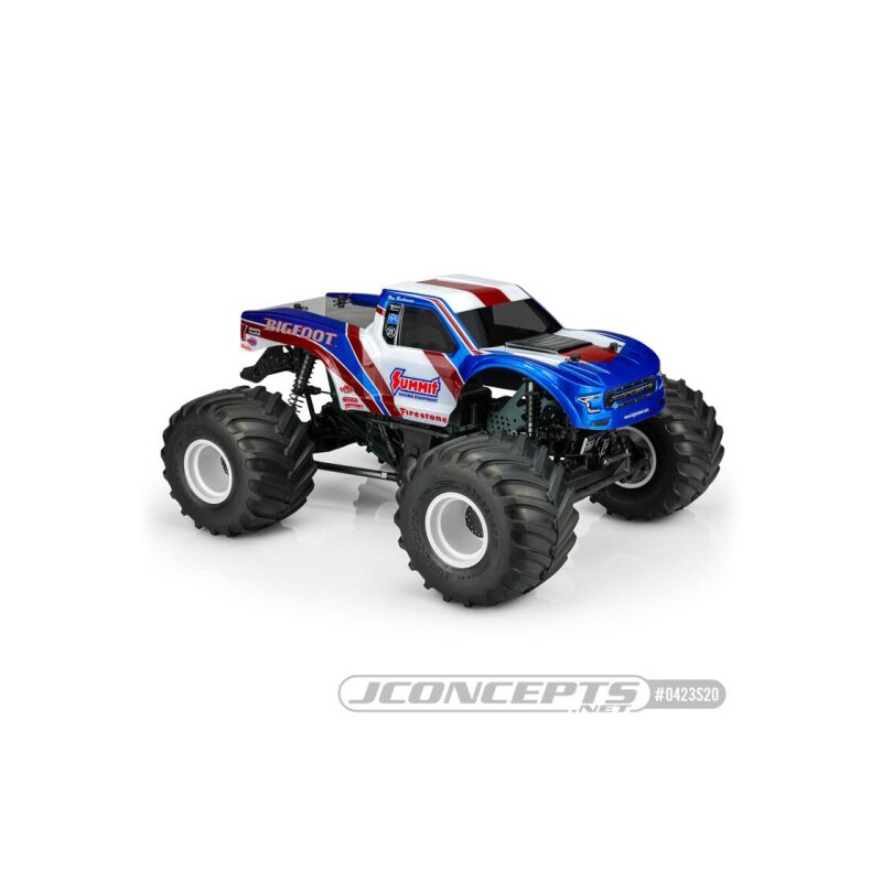 Jconcepts 2020 Ford Raptor body - Summit Racing BIGFOOT 21 MT body / JCO0423S20