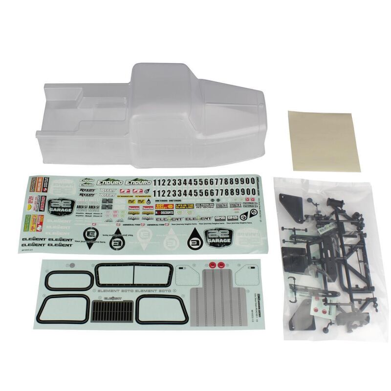 Element RC Enduro Ecto Body Set, clear / AE42161