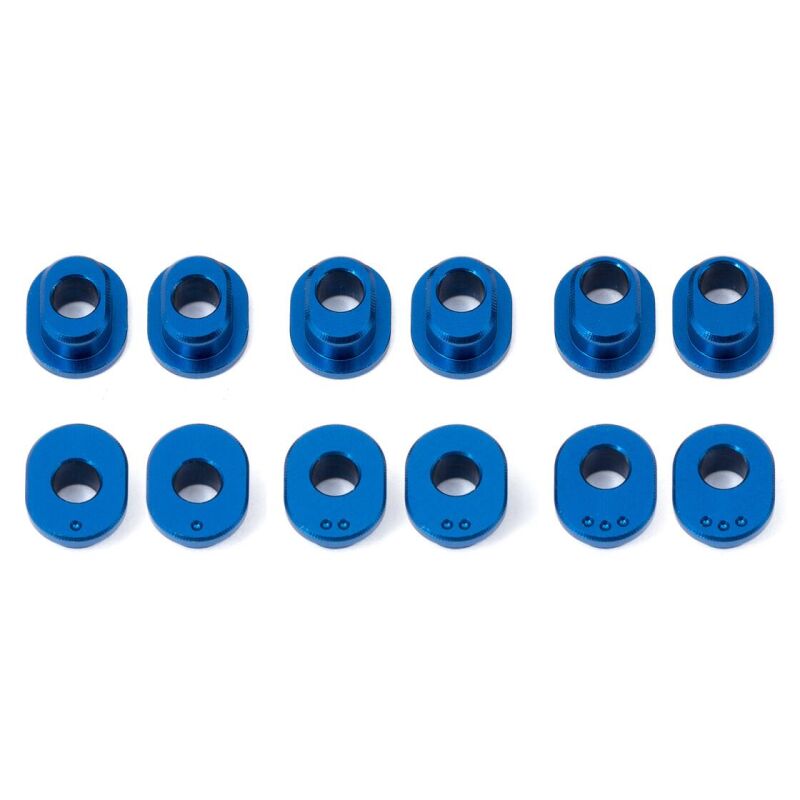 Team Associated RC12R6 FT Track Width Bushings, aluminum / AE4746