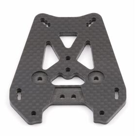 Team Associated FT Carbon Fiber Shock Tower, rear, woven...