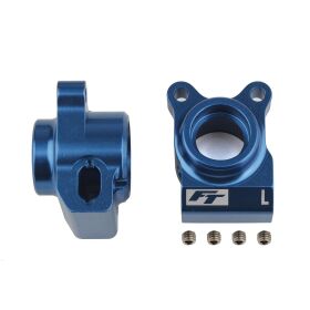 Team Associated RC10B6.3 FT Rear Hubs, blue aluminum /...
