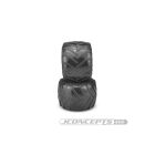 Jconcepts Tire "JCT" - Monster Truck tire - gold compound (Fits - #3377 2.6 x 3.6" MT wheel) / JCO3147-05