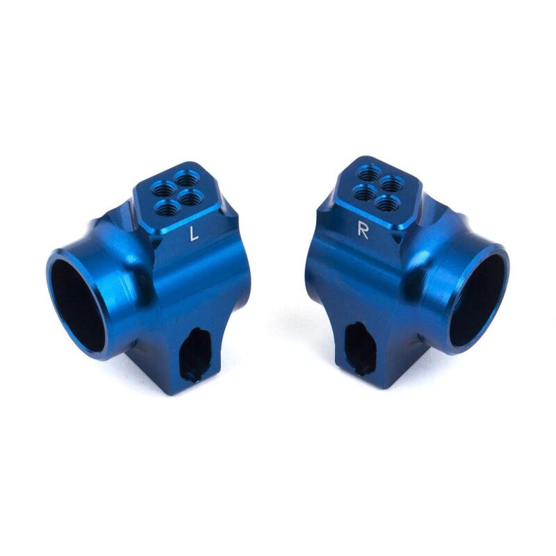 Team Associated B6 FT Blue Aluminum Rear Hubs / AE91760
