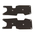 Team Associated RC8T3.2 FT Rear Suspension Arm Inserts, 1.2mm, carbon fiber / AE81474