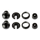 Element RC Enduro Shock Parts, black aluminum / AE42079