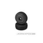 Jconcepts Magma - yellow compound, pre-mounted on black #3395 wheels (12 & 17mm adaptors included) / JCO3060-3097