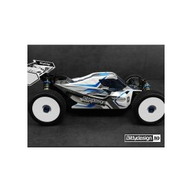 Bittydesign Vision Team Associated RC8B3.2e / RC8B3.1e Body Clear (precut) / VIS-AERC8B3.1E