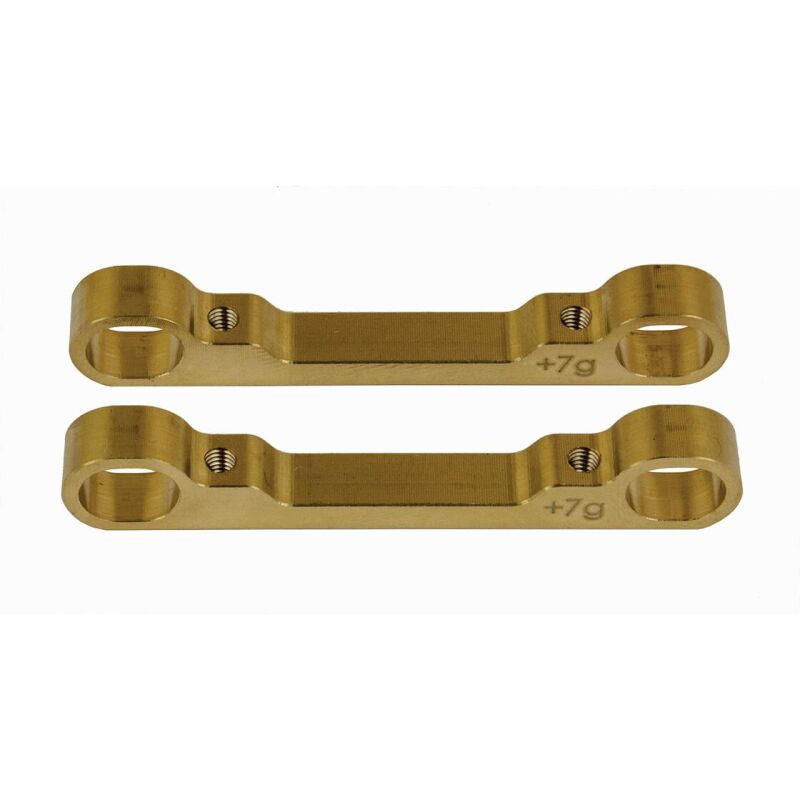 Team Associated TC7.1 FT Brass Arm Mounts, outer / AE31661
