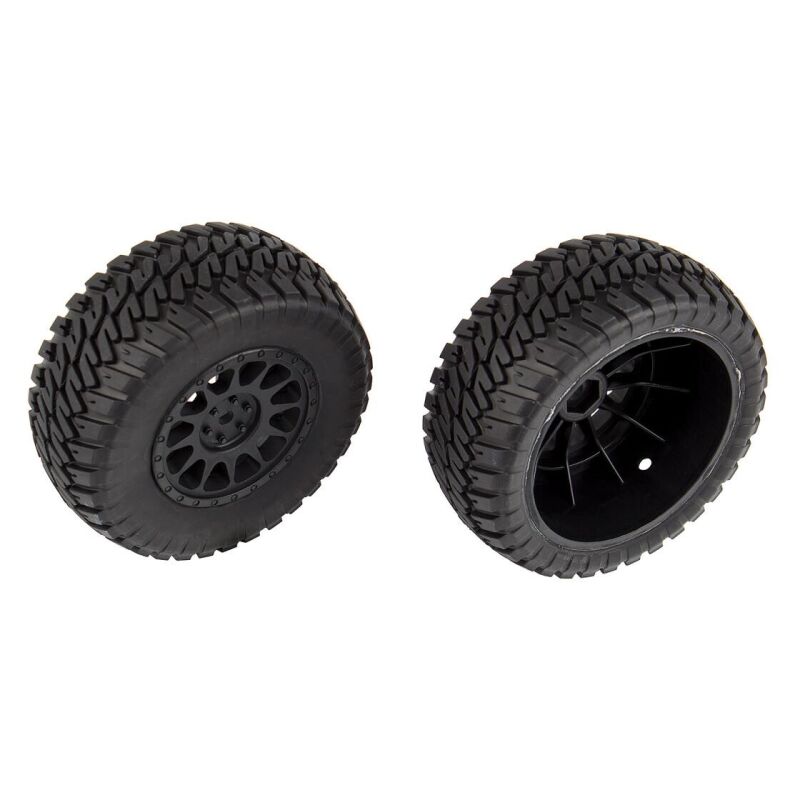 Team Associated Multi-terrain Tires and Method Wheels, mounted / AE71044