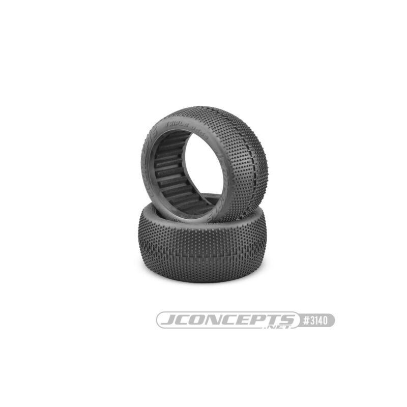Jconcepts Triple Dees - blue compound (fits 4.0" 1/8th truck wheel) / JCO3140-01