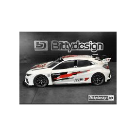 Bittydesign HC-F 190mm FWD Clear Body / BDFWD-190HCF