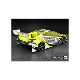 Bittydesign HYPER-200 Clear Body 1/10 TC 200mm nitro, Lightweight / BDTC-200HYP