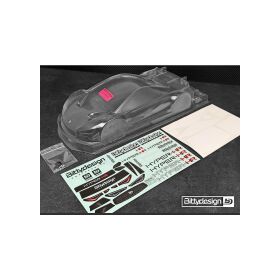 Bittydesign HYPER-HR 1/10 190mm TC clear body - Light weight / BDTC-190HYPHR