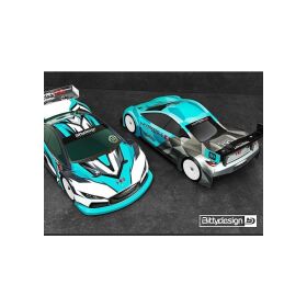 Bittydesign HYPER-HR 1/10 190mm TC clear body - Light weight / BDTC-190HYPHR