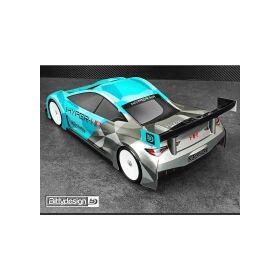 Bittydesign HYPER-HR 1/10 190mm TC clear body - Light weight / BDTC-190HYPHR