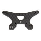 Team Associated B64 Rear Shock Tower, woven carbon fiber / AE92012