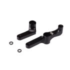 Revolution Design DR10 | RB10 | ProSC10 Aluminium Bellcrank Set (black) / RDRP0519-BLK