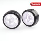 Sweep Mini M-Chassis Pre-glued set tires 40deg (4tires with wheel and inserts ) / SR-SWP-MN40PG