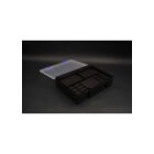 Koswork Tool Box 245x175x56mm (w/KOS32101B Parts Tray Black) / KOS32112BK