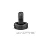 JConcepts Double Dees V2 - green compound (Fits – 2.2" 2wd buggy front wheel) / JCO3160-02