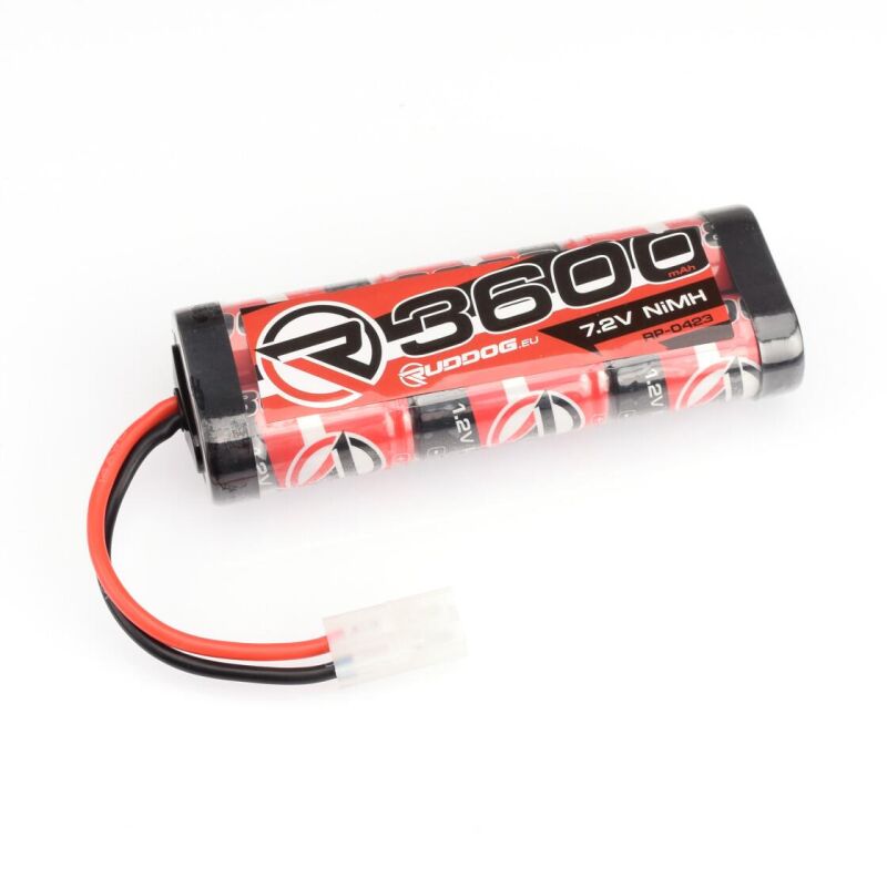 RUDDOG 3600mAh 7.2V NiMH Stick Pack with Tamiya Plug / RP-0423
